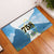 Proud To Be Saint Lucia 758 Rubber Doormat Pitons With Map - Wonder Print Shop