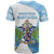 Proud To Be Saint Lucia 758 T Shirt Pitons With Map - Wonder Print Shop