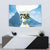 Proud To Be Saint Lucia 758 Tapestry Pitons With Map - Wonder Print Shop