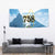 Proud To Be Saint Lucia 758 Tapestry Pitons With Map - Wonder Print Shop