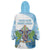 Proud To Be Saint Lucia 758 Wearable Blanket Hoodie Pitons With Map