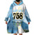 Proud To Be Saint Lucia 758 Wearable Blanket Hoodie Pitons With Map