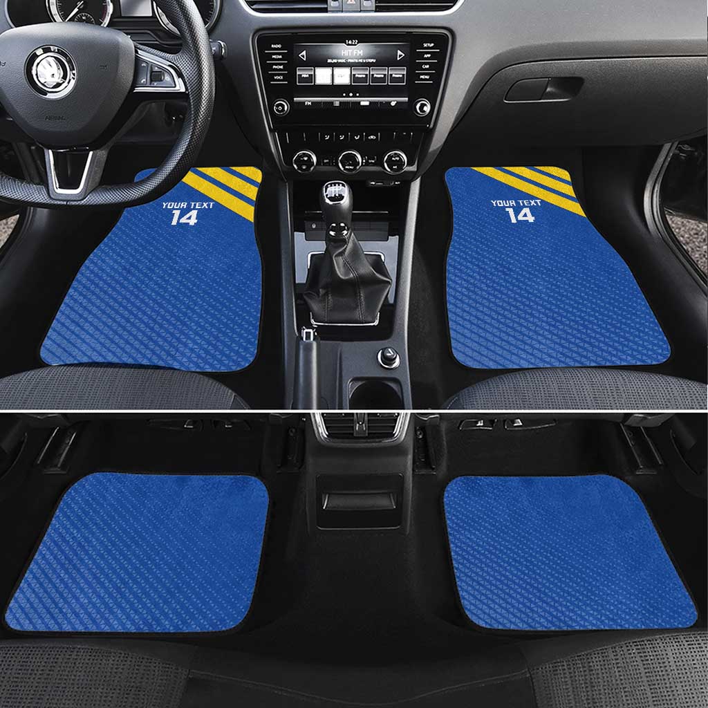 Custom Saint Lucia Football Car Mats 2025 Go Champions - Wonder Print Shop