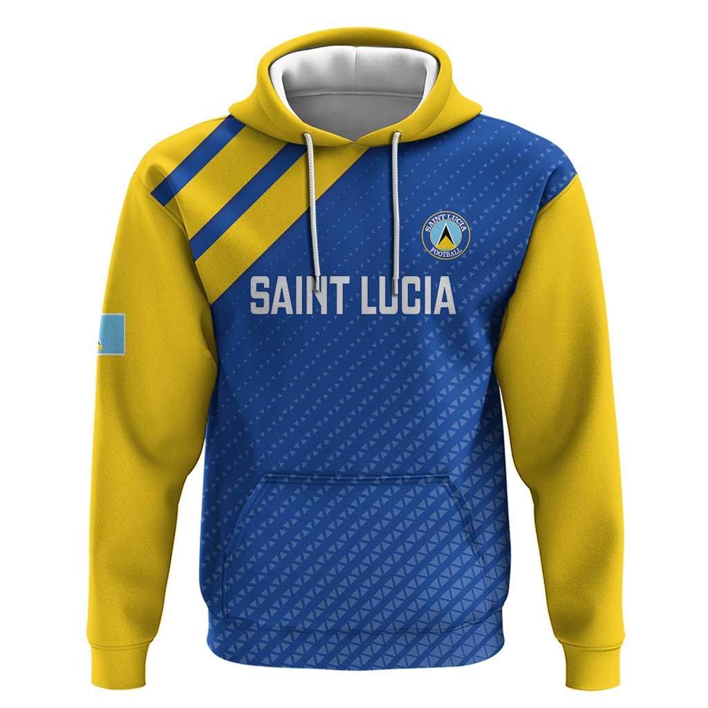 Custom Saint Lucia Football Hoodie 2025 Go Champions - Wonder Print Shop