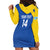 Custom Saint Lucia Football Hoodie Dress 2025 Go Champions - Wonder Print Shop