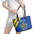 Custom Saint Lucia Football Leather Tote Bag 2025 Go Champions - Wonder Print Shop