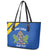 Custom Saint Lucia Football Leather Tote Bag 2025 Go Champions - Wonder Print Shop