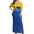 Custom Saint Lucia Football Off Shoulder Maxi Dress 2025 Go Champions - Wonder Print Shop