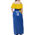 Custom Saint Lucia Football Off Shoulder Maxi Dress 2025 Go Champions - Wonder Print Shop