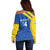 Custom Saint Lucia Football Off Shoulder Sweater 2025 Go Champions - Wonder Print Shop