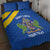 Custom Saint Lucia Football Quilt Bed Set 2025 Go Champions - Wonder Print Shop