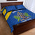 Custom Saint Lucia Football Quilt Bed Set 2025 Go Champions - Wonder Print Shop