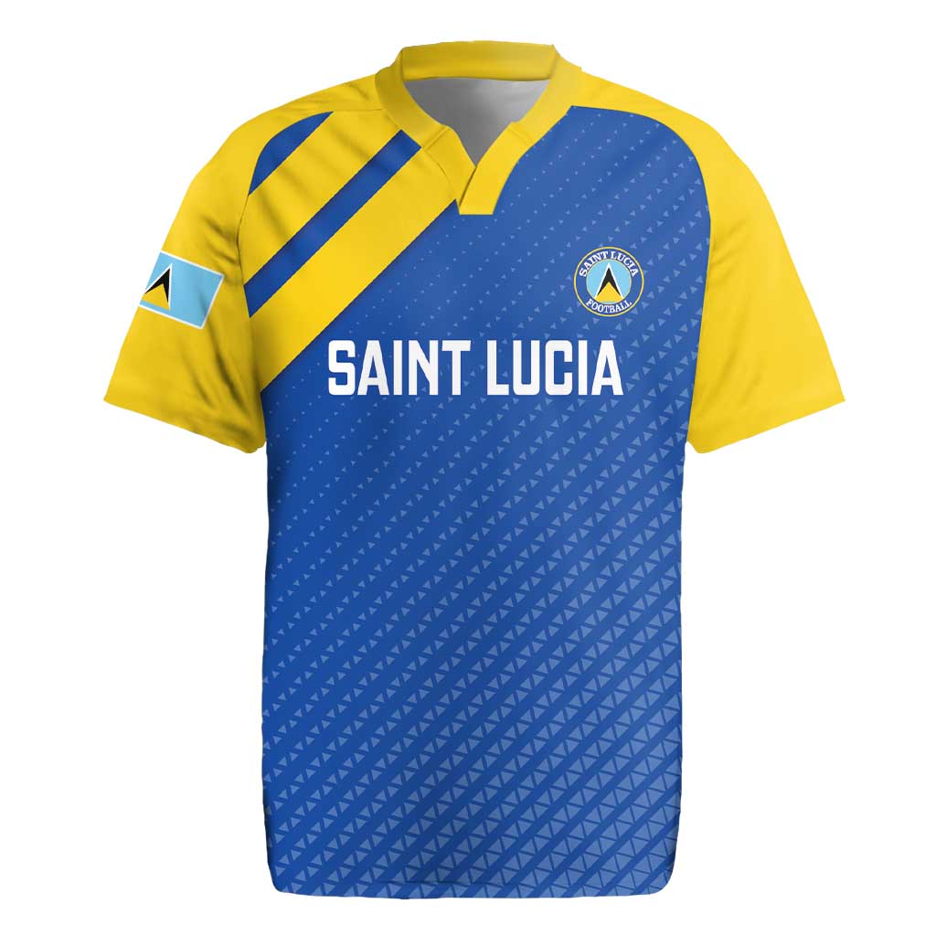 Custom Saint Lucia Football Rugby Jersey 2025 Go Champions - Wonder Print Shop