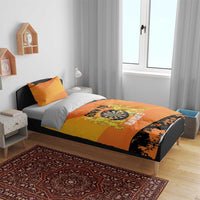 Netherlands Darts Bedding Set Born To Play Darts Grunge Style - Wonder Print Shop