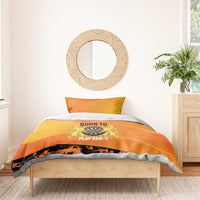 Netherlands Darts Bedding Set Born To Play Darts Grunge Style - Wonder Print Shop