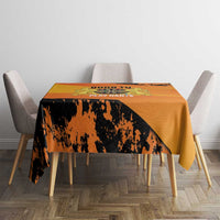 Netherlands Darts Tablecloth Born To Play Darts Grunge Style - Wonder Print Shop