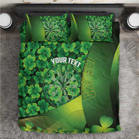 Personalised Ireland Darts Bedding Set Dartboard Irish Shamrock Pattern - Wonder Print Shop