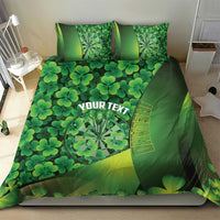 Personalised Ireland Darts Bedding Set Dartboard Irish Shamrock Pattern - Wonder Print Shop
