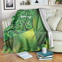 Personalised Ireland Darts Blanket Dartboard Irish Shamrock Pattern - Wonder Print Shop