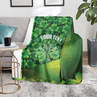 Personalised Ireland Darts Blanket Dartboard Irish Shamrock Pattern - Wonder Print Shop