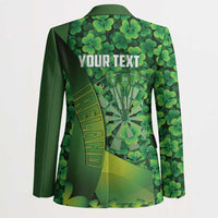 Personalised Ireland Darts Blazer Dartboard Irish Shamrock Pattern - Wonder Print Shop