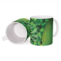 Personalised Ireland Darts Ceramic Mug Dartboard Irish Shamrock Pattern - Wonder Print Shop