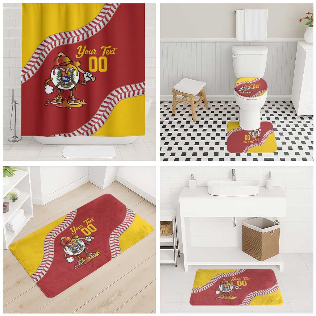 Venezuela 2026 Baseball Custom Bathroom Set Go Champions Drip Style