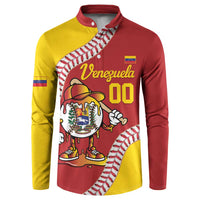 Venezuela 2026 Baseball Custom Button Sweatshirt Go Champions Drip Style