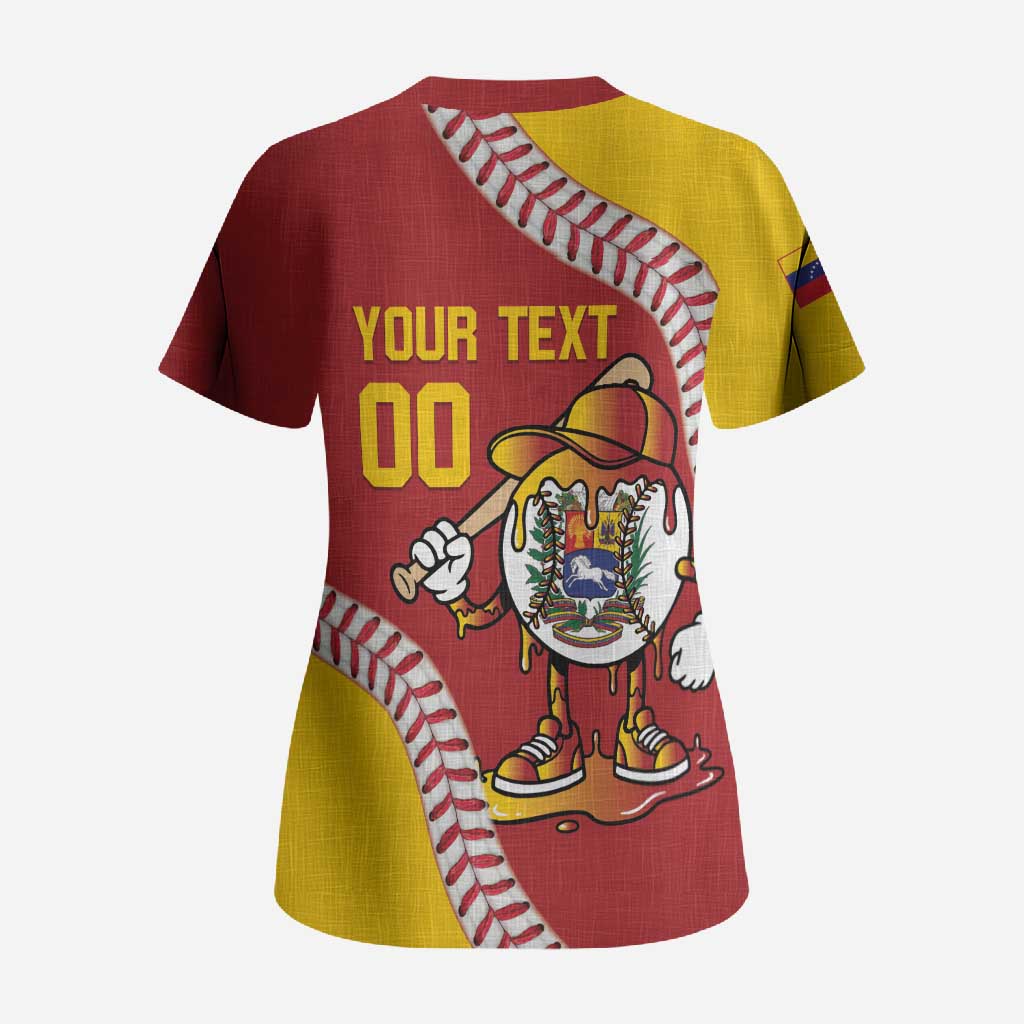 Venezuela 2026 Baseball Custom Scrub Top Go Champions Drip Style