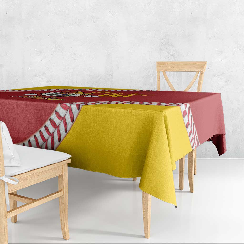 Venezuela 2026 Baseball Custom Tablecloth Go Champions Drip Style