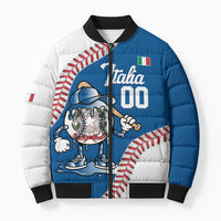 Italy 2026 Baseball Custom Bomber Puffer Jacket Go Champions Drip Style