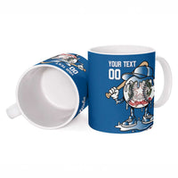 Italy 2026 Baseball Custom Ceramic Mug Go Champions Drip Style