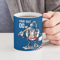 Italy 2026 Baseball Custom Ceramic Mug Go Champions Drip Style