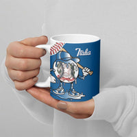 Italy 2026 Baseball Custom Ceramic Mug Go Champions Drip Style