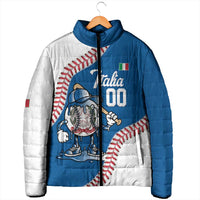 Italy 2026 Baseball Custom Padded Jacket Go Champions Drip Style
