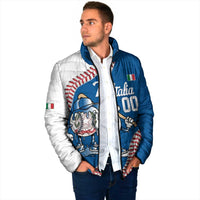 Italy 2026 Baseball Custom Padded Jacket Go Champions Drip Style