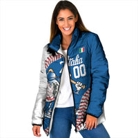 Italy 2026 Baseball Custom Padded Jacket Go Champions Drip Style