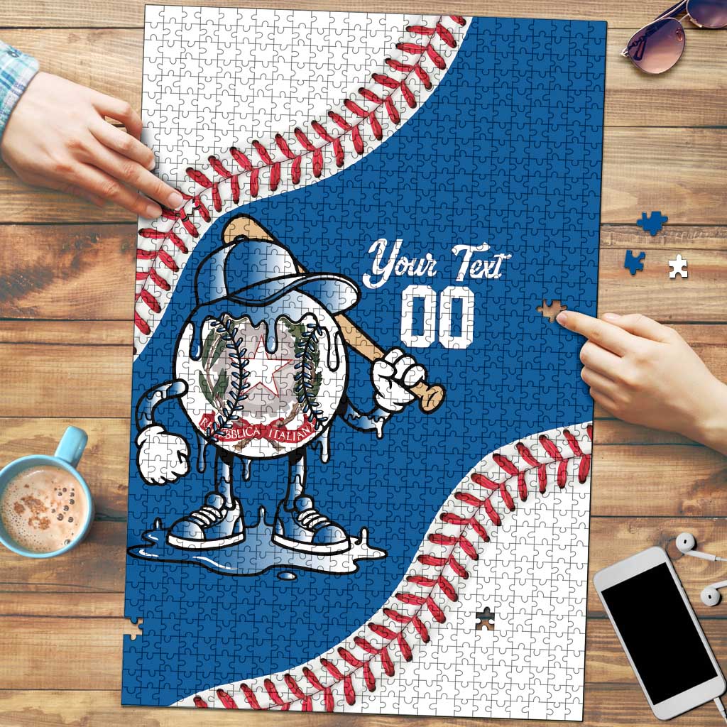 Italy 2026 Baseball Custom Puzzle Go Champions Drip Style