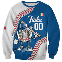 Italy 2026 Baseball Custom Sweatshirt Go Champions Drip Style
