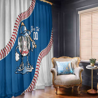 Italy 2026 Baseball Custom Window Curtain Go Champions Drip Style