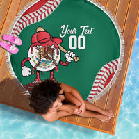 Mexico 2026 Baseball Custom Beach Blanket Go Champions Drip Style