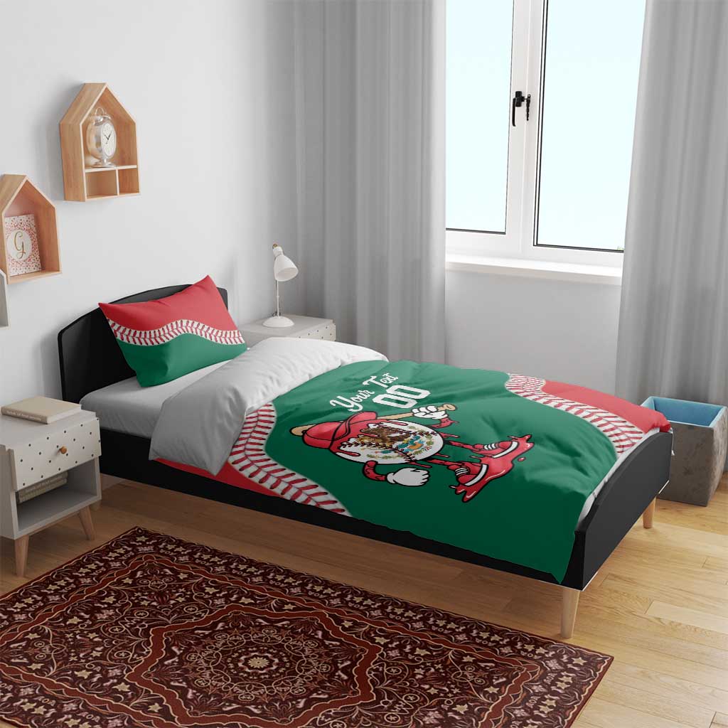 Mexico 2026 Baseball Custom Bedding Set Go Champions Drip Style