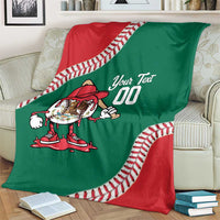 Mexico 2026 Baseball Custom Blanket Go Champions Drip Style