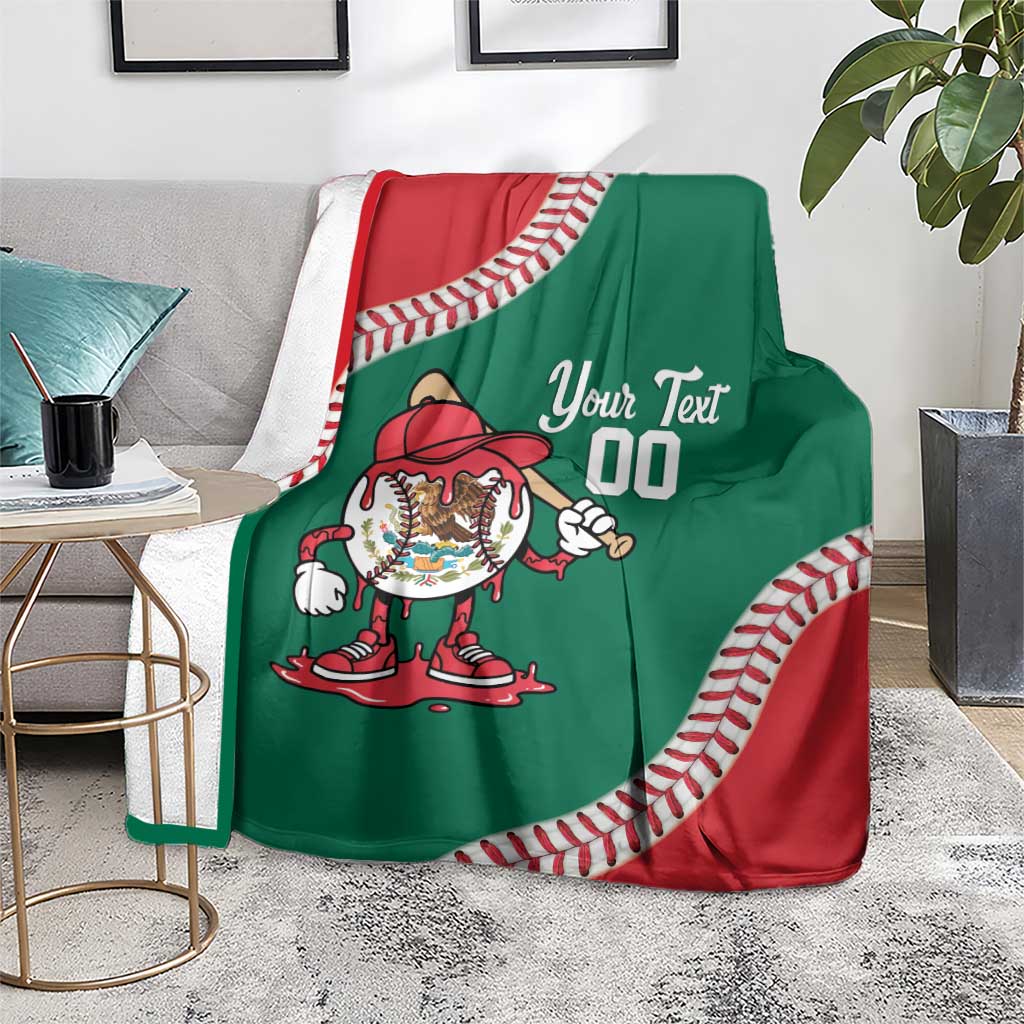 Mexico 2026 Baseball Custom Blanket Go Champions Drip Style