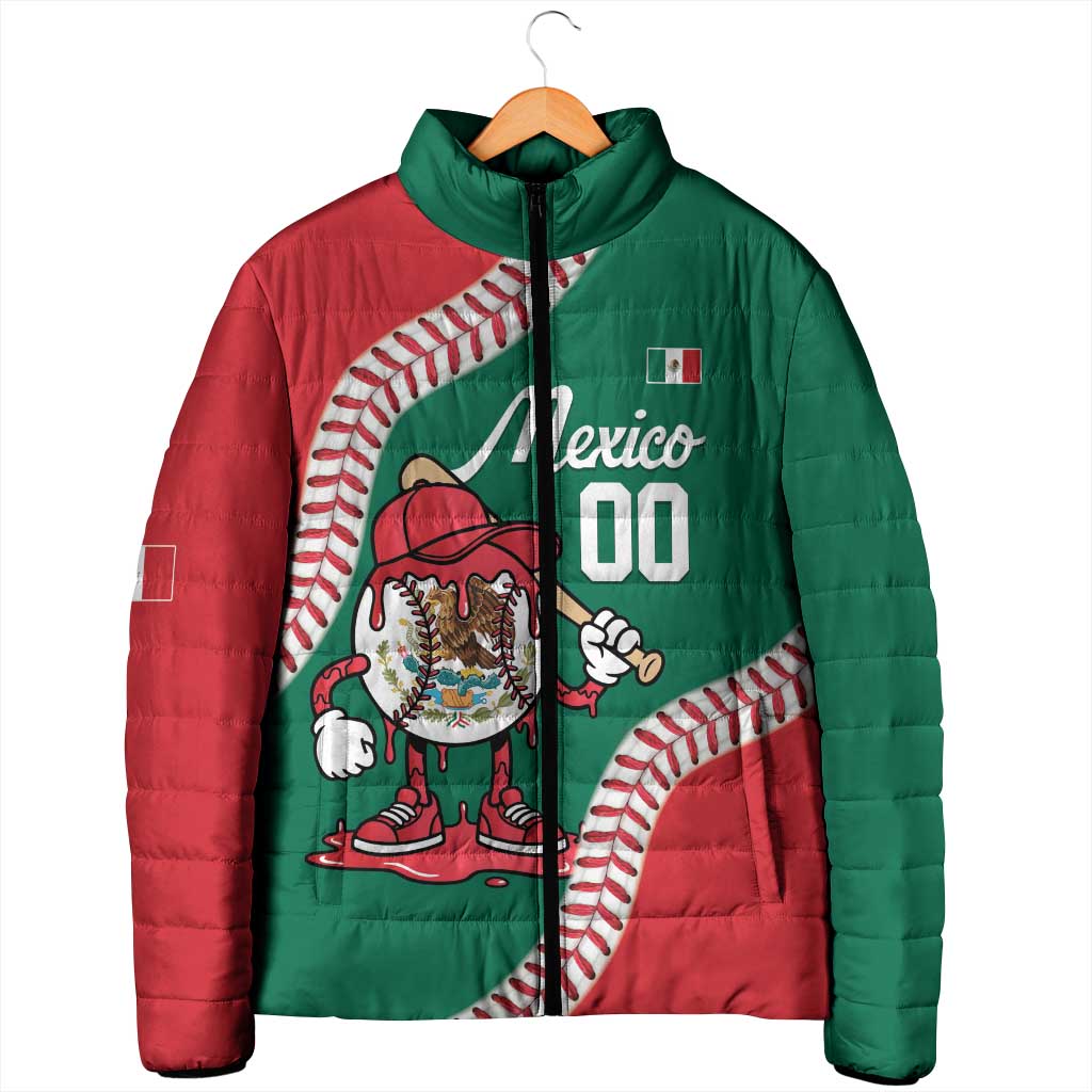Mexico 2026 Baseball Custom Padded Jacket Go Champions Drip Style