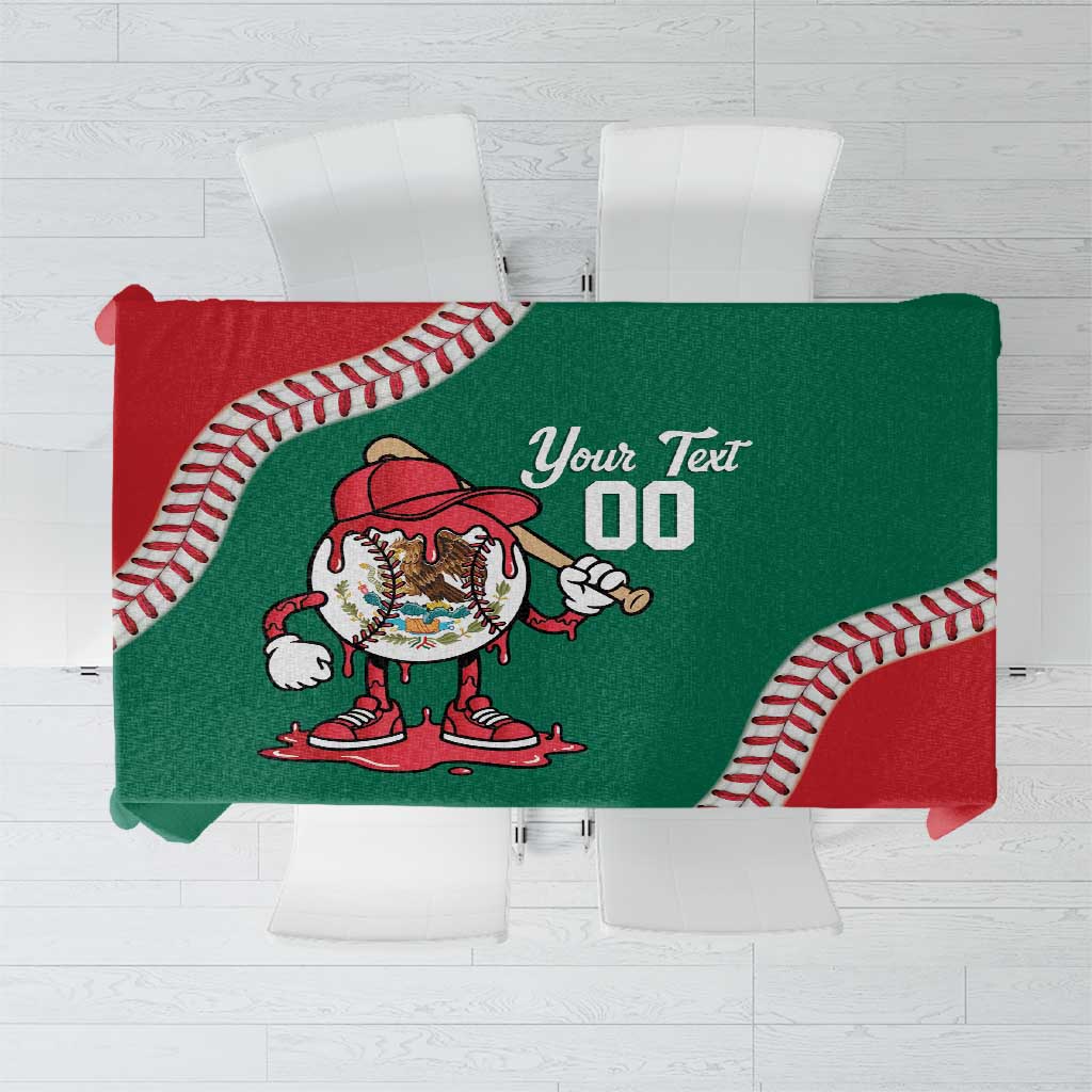 Mexico 2026 Baseball Custom Tablecloth Go Champions Drip Style
