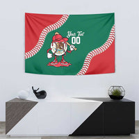 Mexico 2026 Baseball Custom Tapestry Go Champions Drip Style