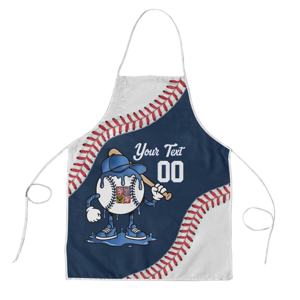 Czech Republic 2026 Baseball Custom Apron Go Cesko Drip Style