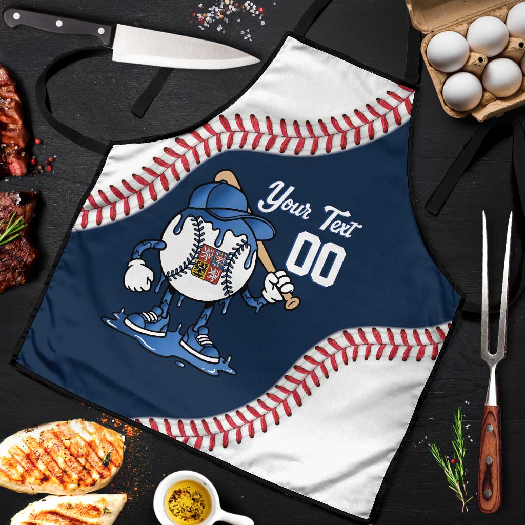 Czech Republic 2026 Baseball Custom Apron Go Cesko Drip Style