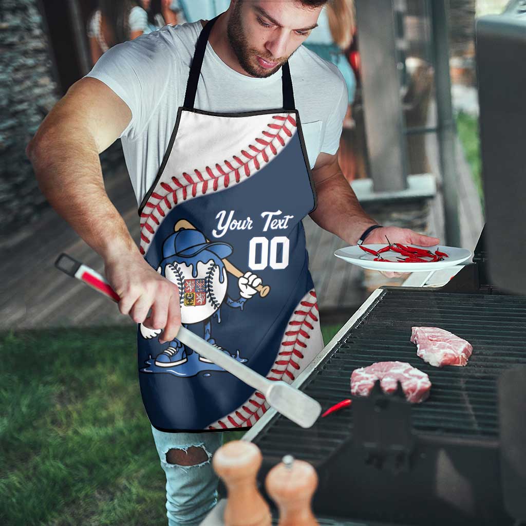 Czech Republic 2026 Baseball Custom Apron Go Cesko Drip Style